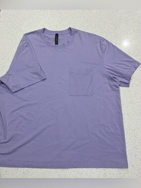 Lululemon Men's Core Pocket Lavender Short Sleeve T Shirt Size XXL Athletica